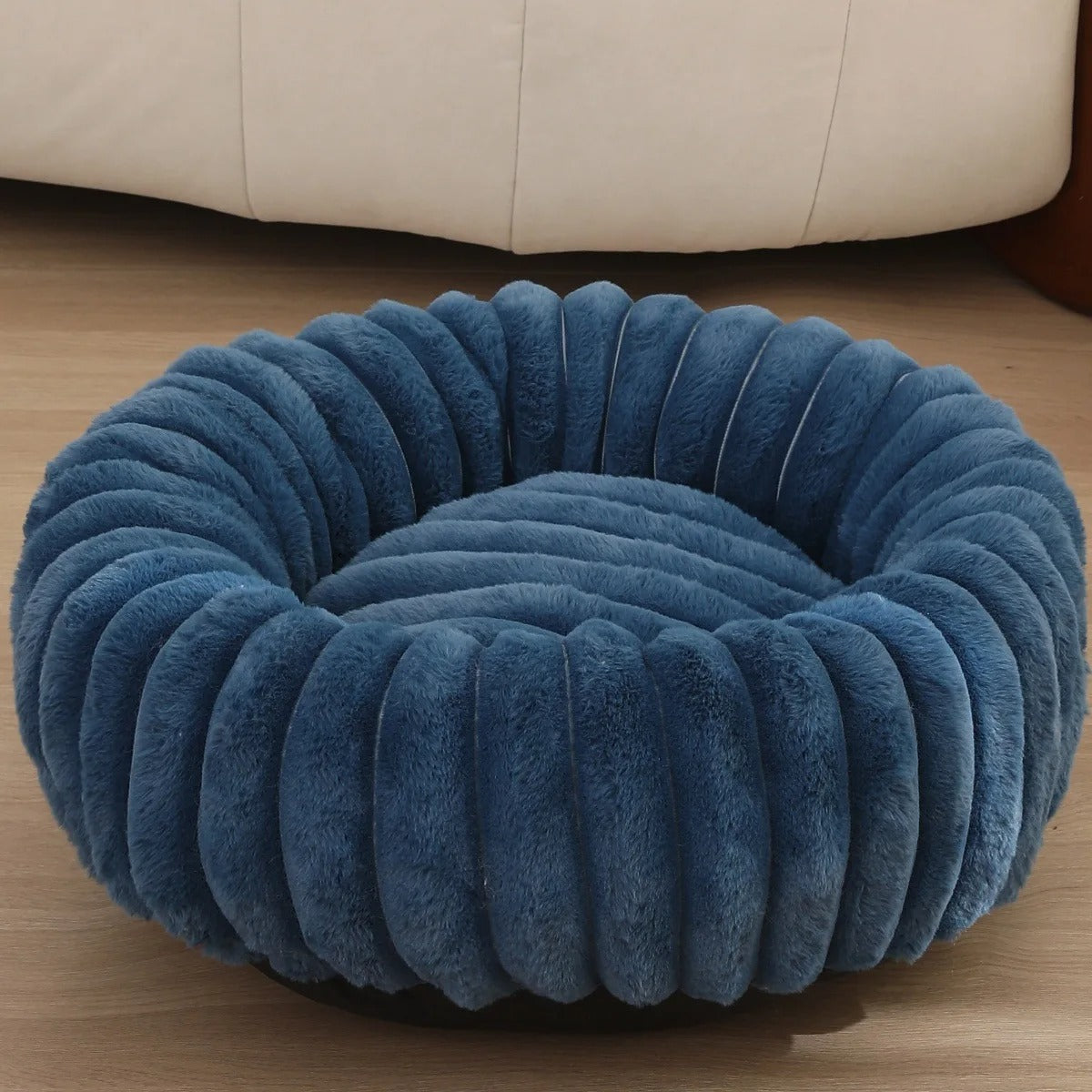 Plush Donut Dog Bed